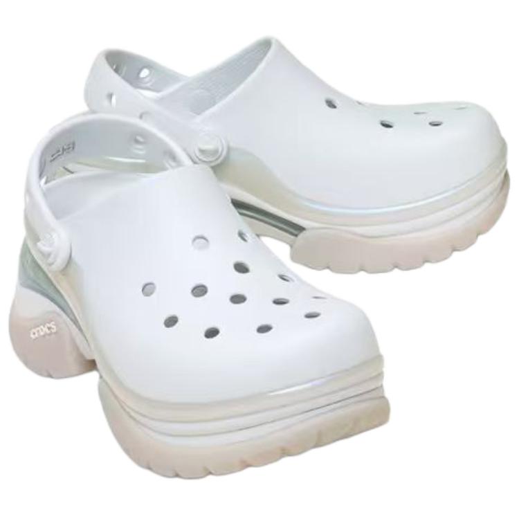 Crocs Simple And Comfortable Dolphin Clogs Women Footwear Moonlight-Gray 212811-1NK