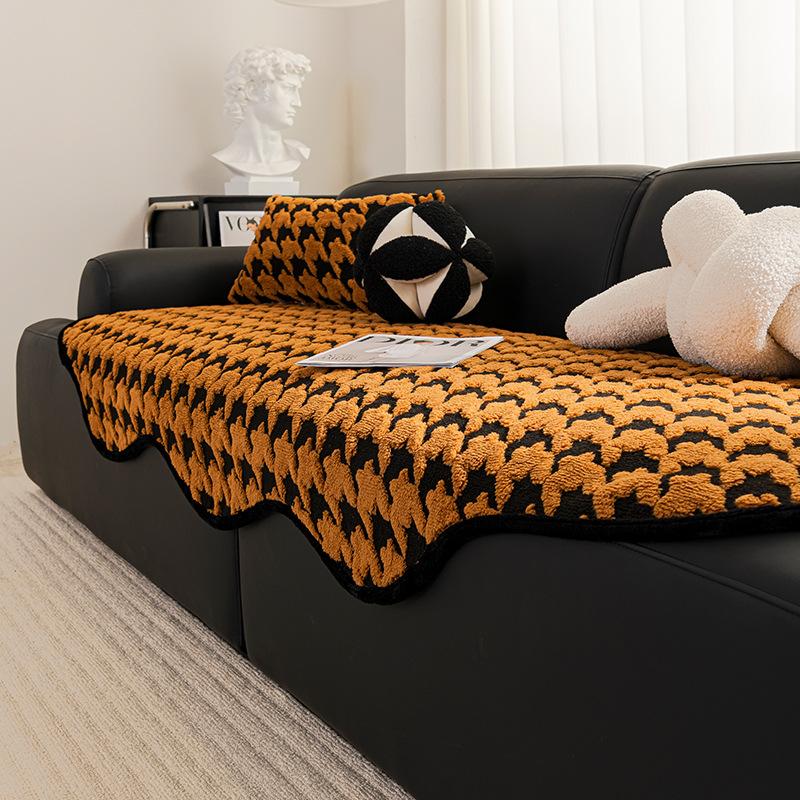Special-Shaped Autumn And Winter Sofa Cushion Cover  New Non-Slip Sofa Blanket Cloth Irregular Light Luxury Universal In All Seasons