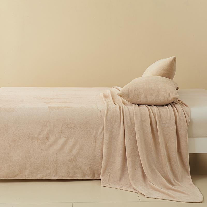 A-Class Heavyweight Coral Fleece Velvet Bed Sheet - Extra Large Northeast Winter Style