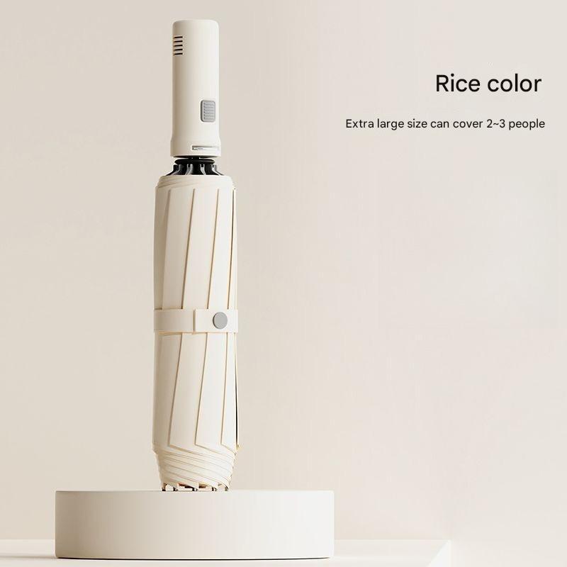 10 Bone Fully Automatic Sectional Retractable Anti-Rebound Reverse Folding Sunny Wind-resistant Portable Umbrella