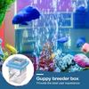 Permeable Floating Hatching Box Transparent Aquatic Life Hatchery Guppy Breeder Box  Fish Breeding