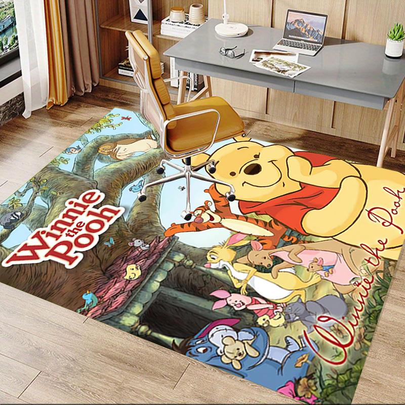 Winnie Pooh Adventure Carpet For Playroom Bedroom Living Room Sofa Home Decorkids Game Area Rug Nonslip Floor Mat