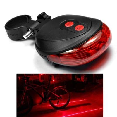 Hot Sale Bicycle LED Taillight Safety Warning Light Night Mountain Bike Rear Light Tail Light Lamp B