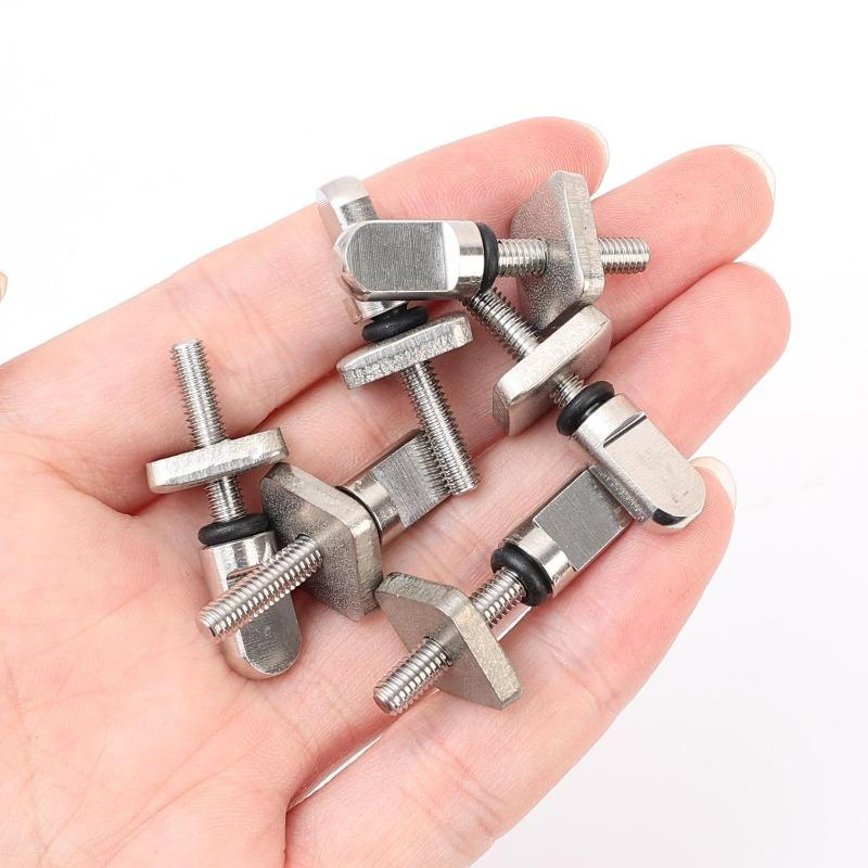 20/1Pcs Stainless Steel Surfboard Fin Screw Hand-tightened Screws Single Fin Nails Replacing Fastener Hardware Accessories