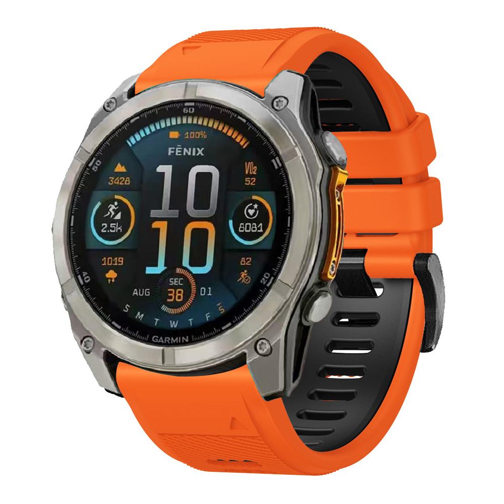 Bracelet Silicone 22mm 26mm Quickfit Pour Montre Garmin Fenix 8 51 47mm 8PRO E 7X 7 Pro 6X 6 Pro 5X 5 Plus Enduro 3 2 Bracelet
