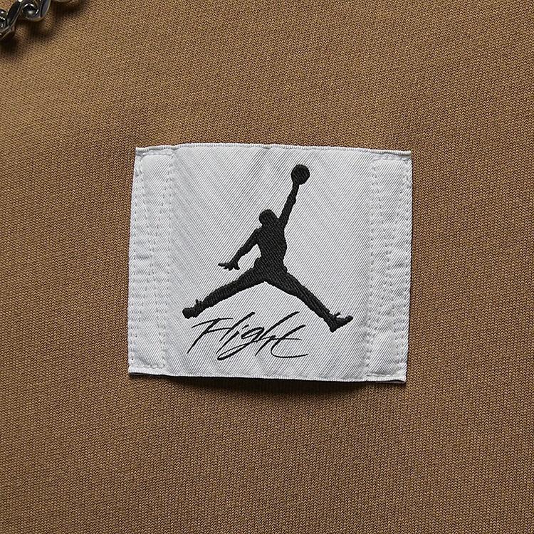 Jordan Oversized Loose Fit Logo Drop Shoulder Short Sleeve T-Shirt Men Tops Dark-Brown DZ0605231