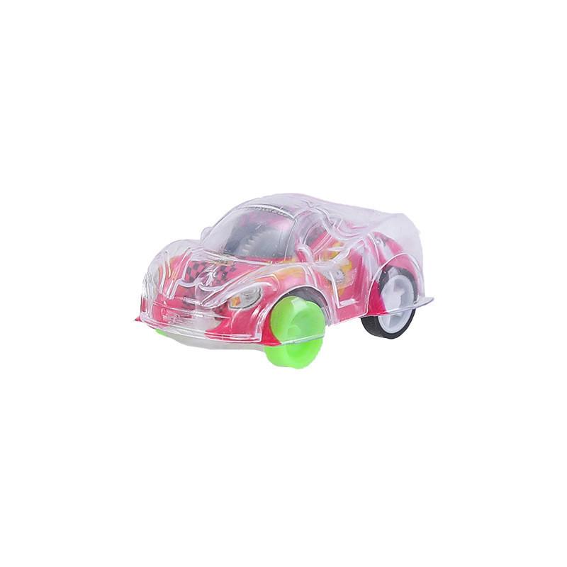 Simulation Mini Inertial Transparent Graffiti Car Model Children Toy For Play