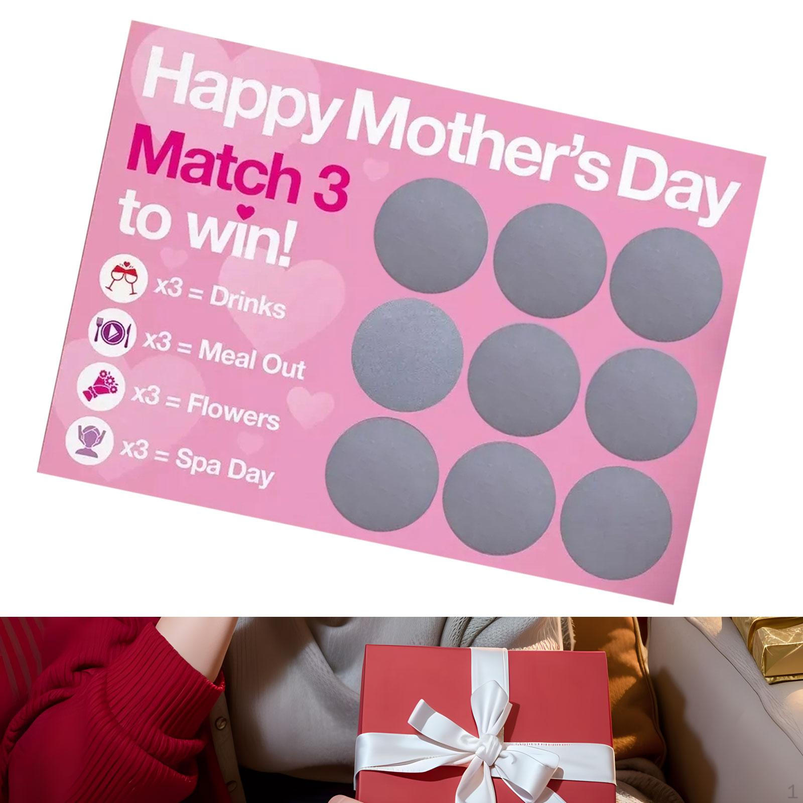 

Скретч-карта ко Дню матери, подарки для матери, интерактивная вечеринка в подарок