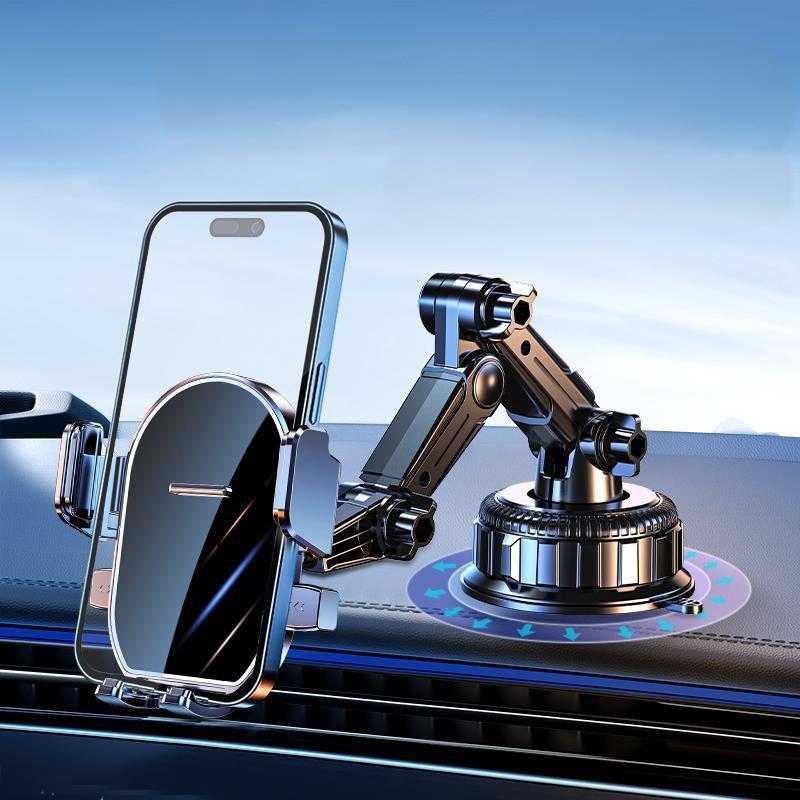 2025 Mobile Phone Car Mount with Suction Cup Dashboard Holder for Navigation and Recorder