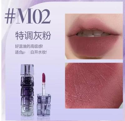 Lipstick Long-Lasting Non-Transfer Lip Gloss for Women - Shade 2 Custom Grayish