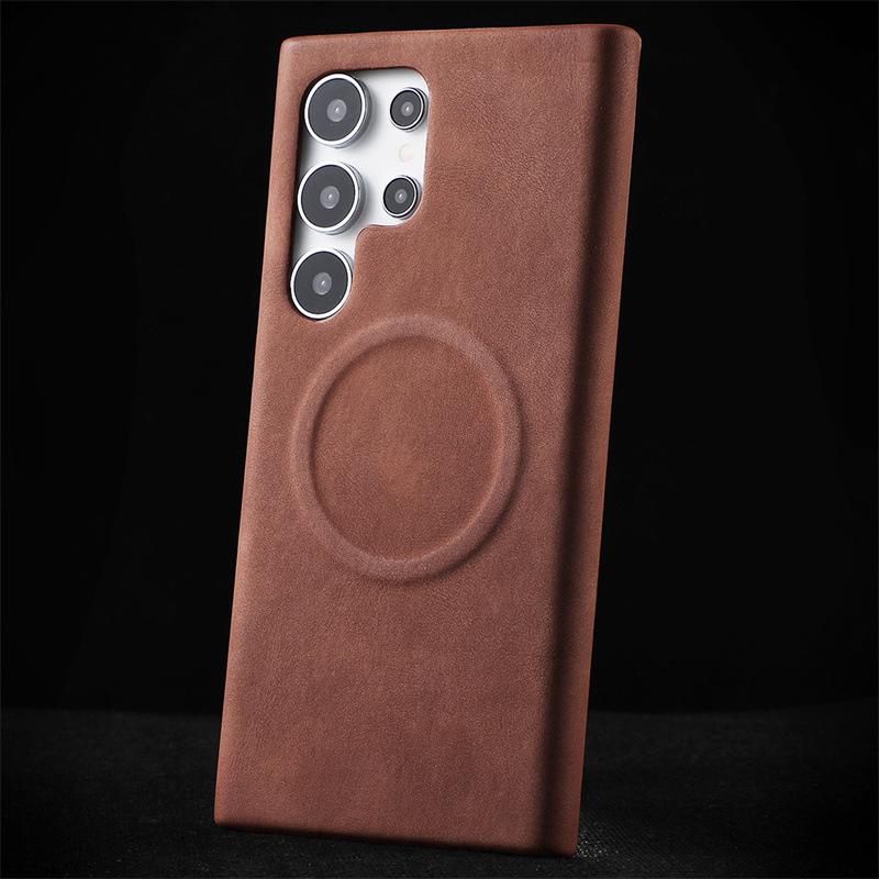 

Sheep Suede Magnetic Phone Case for Samsung S26 Ultra, S25, S24, S23U Samsung S23 Ultra