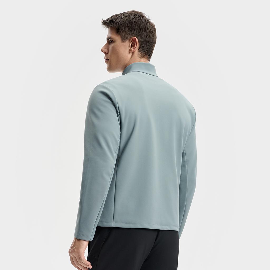 FILA Fitness Casual Sports Versatile Fresh Stand Collar Knitted Shirt Men Tops A11M541504FKK