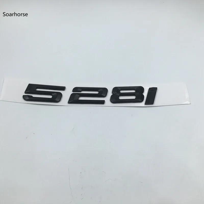 Soarhorse Matt Black for 520i 523i 525i 528i 530i 535i 540i 550i E34 E39 E60 E61 F10 Letter Sticker Emblem Decals
