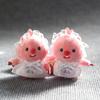 Charming Maid Squirrel Plush Keychain Soft Short Plush Stuffed Doll