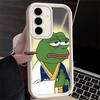 Phone Case for Samsung Galaxy S26 S25 Ultra S24 FE Funny Sad Forg P-Pepe Meme Shell S23 Plus S22 + S21 S20 5G Soft Silicone Fund