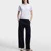 Fila White Comfortable Knitted Stretch Casual Pants Women bottoms F11W623602F-BK