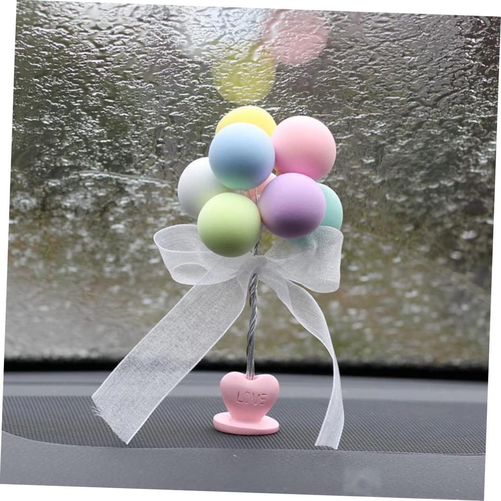 STOBAZA 1 Set Simulation Balloons Decoration Waving Head Decoration Car Balloon Car Interior 2pcs