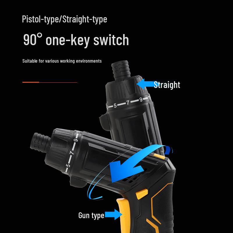 Multifunctional Electric Hand Drill & Screwdriver for Home Use