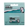 Echte Gillette Super Blue Edelstahl Rasierklingen, 5er-Pack Altmodischer Manueller Rasierer für Herren
