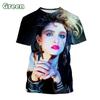 Famous Female Singer 3D Print Sports Quick Dry Breathable Men