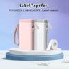 P21 Label Maker Tape Black On White 14x40mm (0.55"x1.57"), Adapted NELKO P21 Label Printer Paper Standard Laminated 180 Labels/Roll, White Tape Use