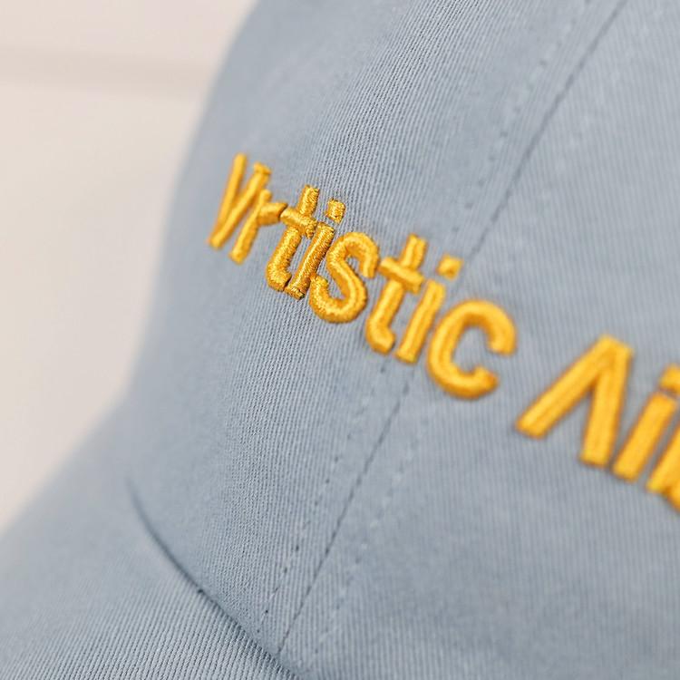 Atiseutigbaibeu Volume Logo Baseball Cap Baby Blue