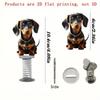 Autospielzeug, schwingender seidiger Hund, Kopfschüttelnde Puppe, Auto-Ornament – Federschwing-Ornament für Fahrzeuge, Schreibtisch und Fahrrad, Dekoration, lustige Geschenke