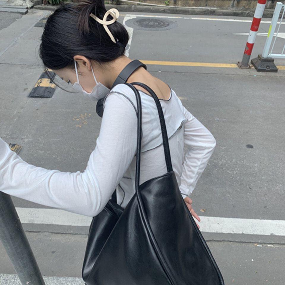 Tote Bag for Women Autumn Winter Korean Bag for Women Large Handheld Bag Niche Design Versatile Shoulder Casual Underarm Bag