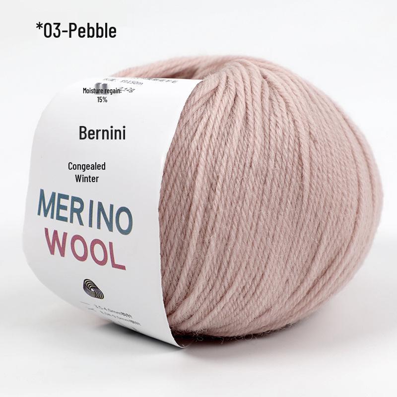 Merino Wool Yarn for DIY Knitting - Morandi Colors, Medium Thickness, Perfect for Hand-Knitted Hats.