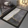 Geometric Diatom Mud Bath Mat - Non-slip, Quick-dry, Water-absorbent Entrance Mat