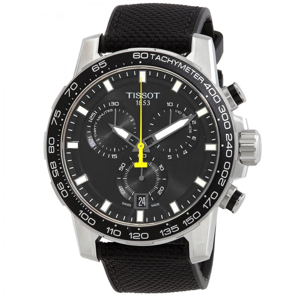 

Tissot Чоловічий годинник T Sport Chronograph з кварцовим чорним циферблатом T125.617.17.051.02