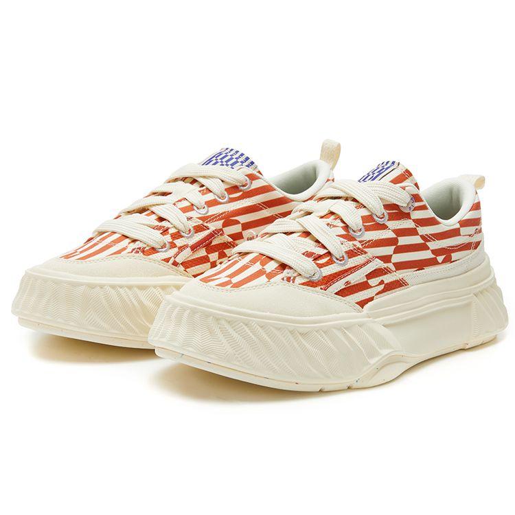 Fila Fosso Retro Casual Low-Top Canvas Shoes Women Sneaker Red F12W322307FFW