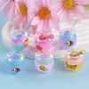 10pcs Cartoon Mini Luminous Ornament Creative Night Light Gradient Honey Jar DIY Glowing Pendant Accessories Doll House Decor