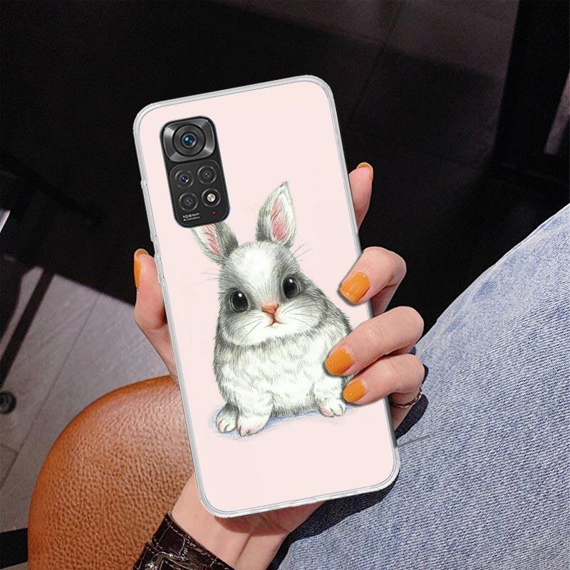 Cute Bunny Baby Rabbits Phnoe Case for Phnoe Case for Xiaomi Redmi Note 15 14 14S 13 Pro Plus 12 12S 11S 11E 10S 10 11T 5G Uniqu
