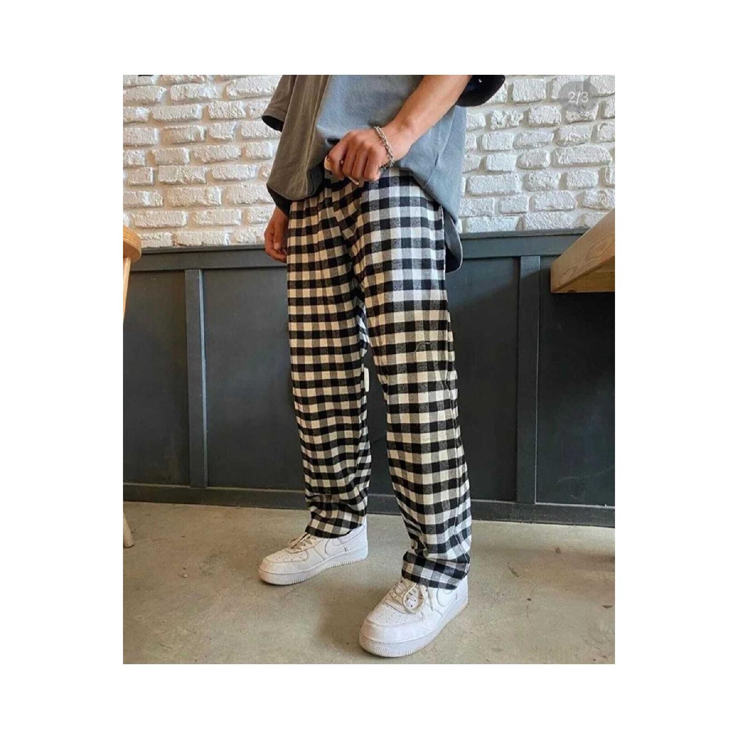 

Спортивный костюм-пижама унисекс с квадратным узором Harajuku S