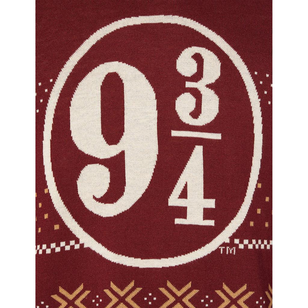 HARRY POTTER Mens 9 3/4 Christmas Sweatshirt