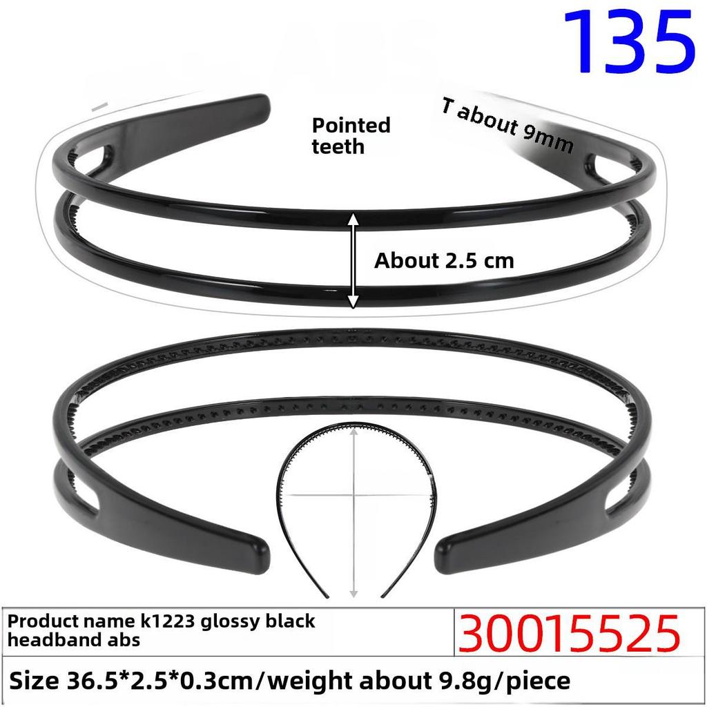 Highly Recommended Handmade Black Twisted Headband for Women - Perfect for DIY and Mother's Day.