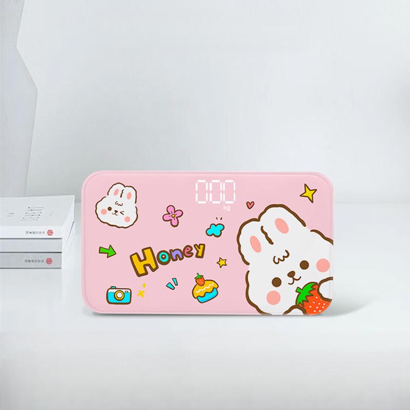 Jinmiao Portable Electronic Weight Scale with Hamburger Bear Design (CN version)