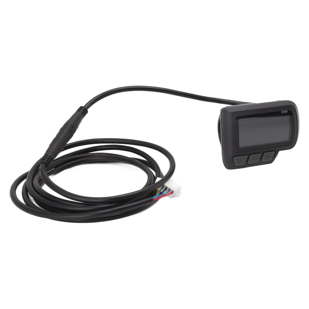 LCD EN06 Elektrisk Display Elektrisk Sykkel Smart Flytende Krystall Måler Vanntett Kobling