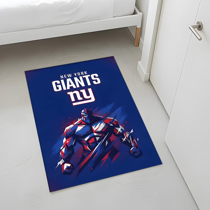 New York Giants (5) Tappeto Adatto Per Soggiorni Camere Da Letto Stanze Dei Computer Zone Pranzo E Posizionamento Sotto Tavoli E Sedie Anche Una Scelta Ideale Per