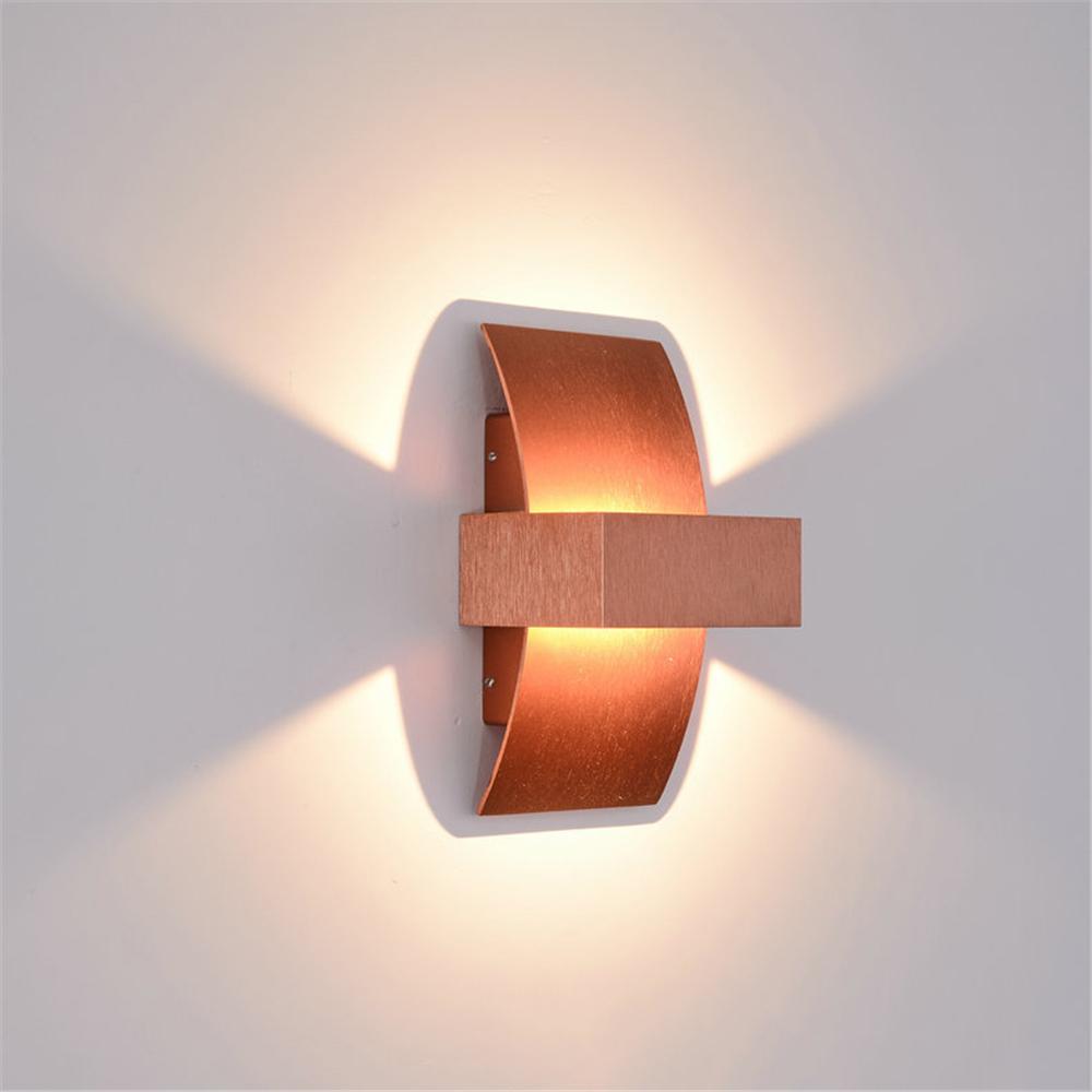 

Креативность 12 Вт светодиодный настенный светильник для помещений, алюминиевый бра, прикроватный светильник для спальни, настенные светильники для прохода в гостиную, современные светодиодные настенные светильники Cool White(5500-7000K)