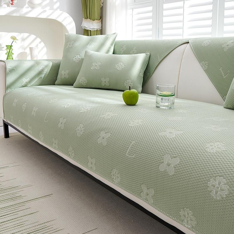 Ice Silk Sofa Cushion Summer Summer Mat Cushion Non -Slip New Summer Sofa Cover Cover Cloth