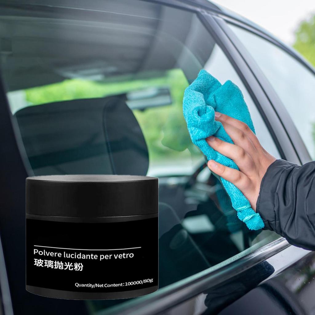 Glass Polishing Powder for Automobile Glass Oil Film Remover Glass Polishing Multifunctional Scratch Remover Window Repair Tool