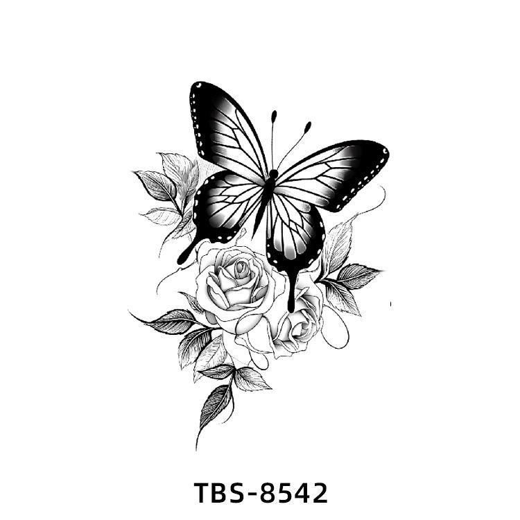 Realistiska Djurtotem Tatuering Klistermärken: Drake, Fenix, Tiger, Varg