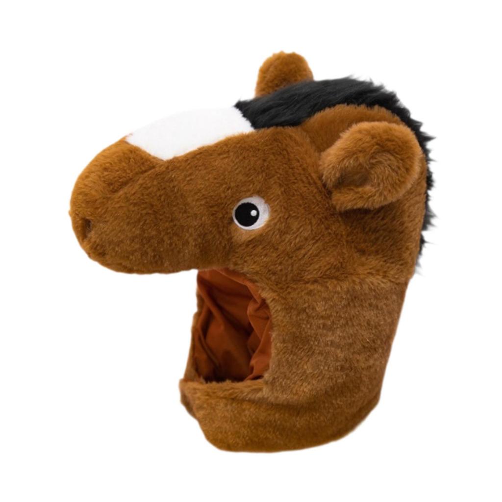 Year Horse Hat Plush Costume Animal Headwear for Pub Dress up Kids Adults