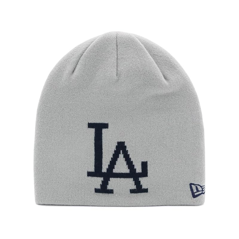 

[New Era] вязаная шапка бини MLB Cooperstown LA светло-серая БЕСПЛАТНАЯ БАЗОВАЯ ШАПКА LOSDODCO LGRY