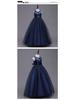 Children's Formal Lace Princess Dress with Long Puffy Skirt for Weddings