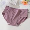 Ladies Spring and Summer Simple Pure Color Full Cotton Crotch Waist Triangle Briefs