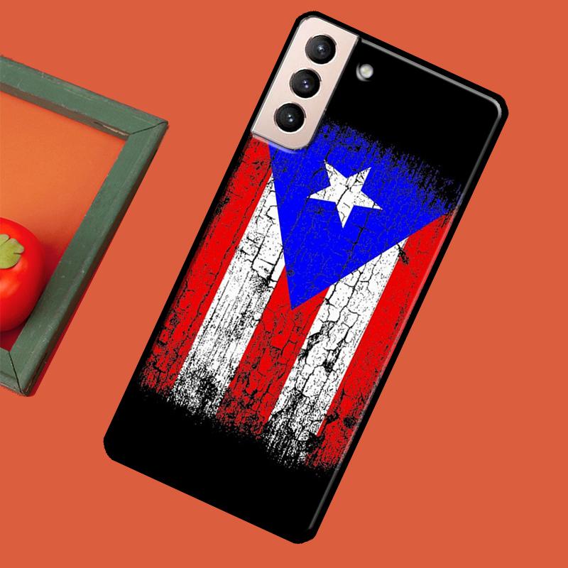 Puerto Rico Flag Case For Samsung Galaxy S23 S22 Plus S8 S9 S10 Note 10 Note 20 Ultra S20 FE S21 Ultra Coque