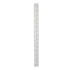 Architectural Scale Ruler 30cm Range Aluminum Accurate Concave Design Multifunctional Triangle Drafting Ruler for